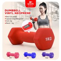 Gambar SPEEDS Dumbell / Barbel Mini / Barbel Wanita Neoprene  Otot Alat Fitnes Cewek Vinyl Angkat Beban Latihan Otot 012-2 - 1KG.BIRU dari Calary Toys Kota Surabaya 5 Tokopedia