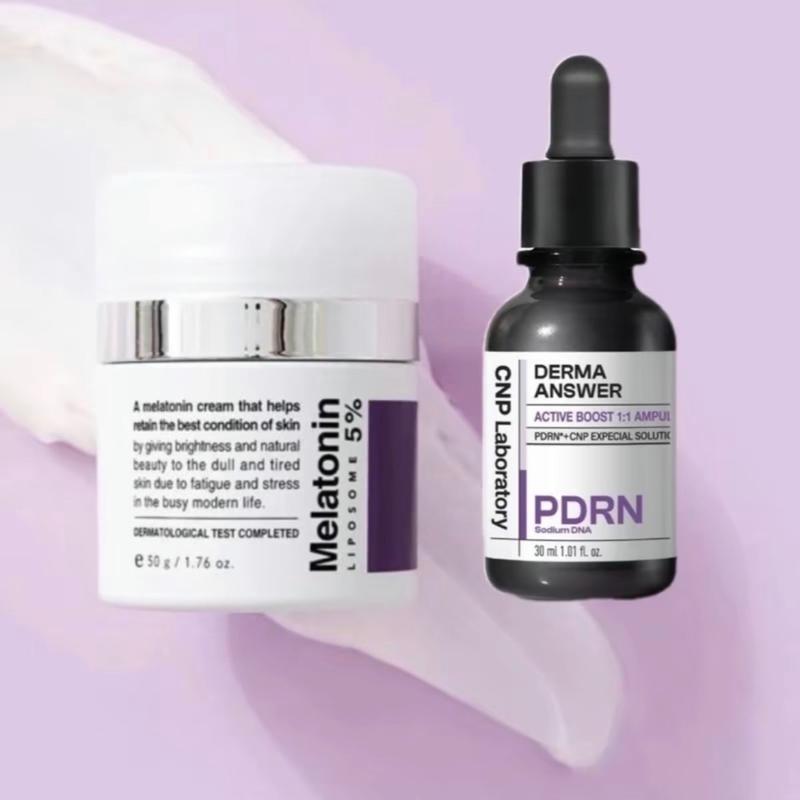 Combo Cấp Ẩm và Dưỡng Sáng Da Melatonin Maxclinic 50ml + Serum PDRN CNP 30ml - Women, Làm Đẹp Da, Skincare