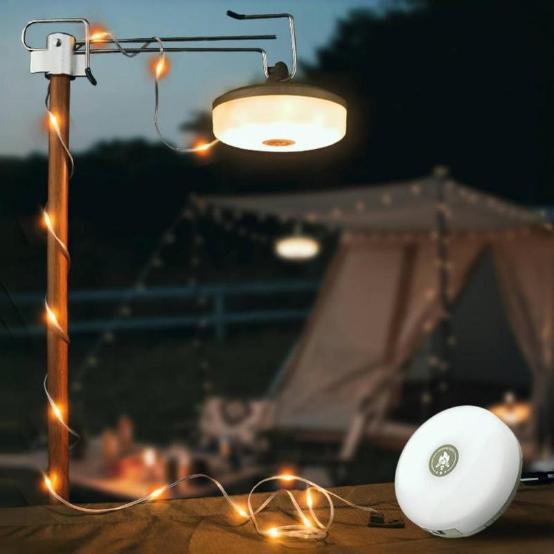 Product Introduction of Outdoor Camping String Light, Waterproof USB Rechargeable LED String Light, Portable LED Light String for Camping & Hiking, Garden & Outdoor Activities 0