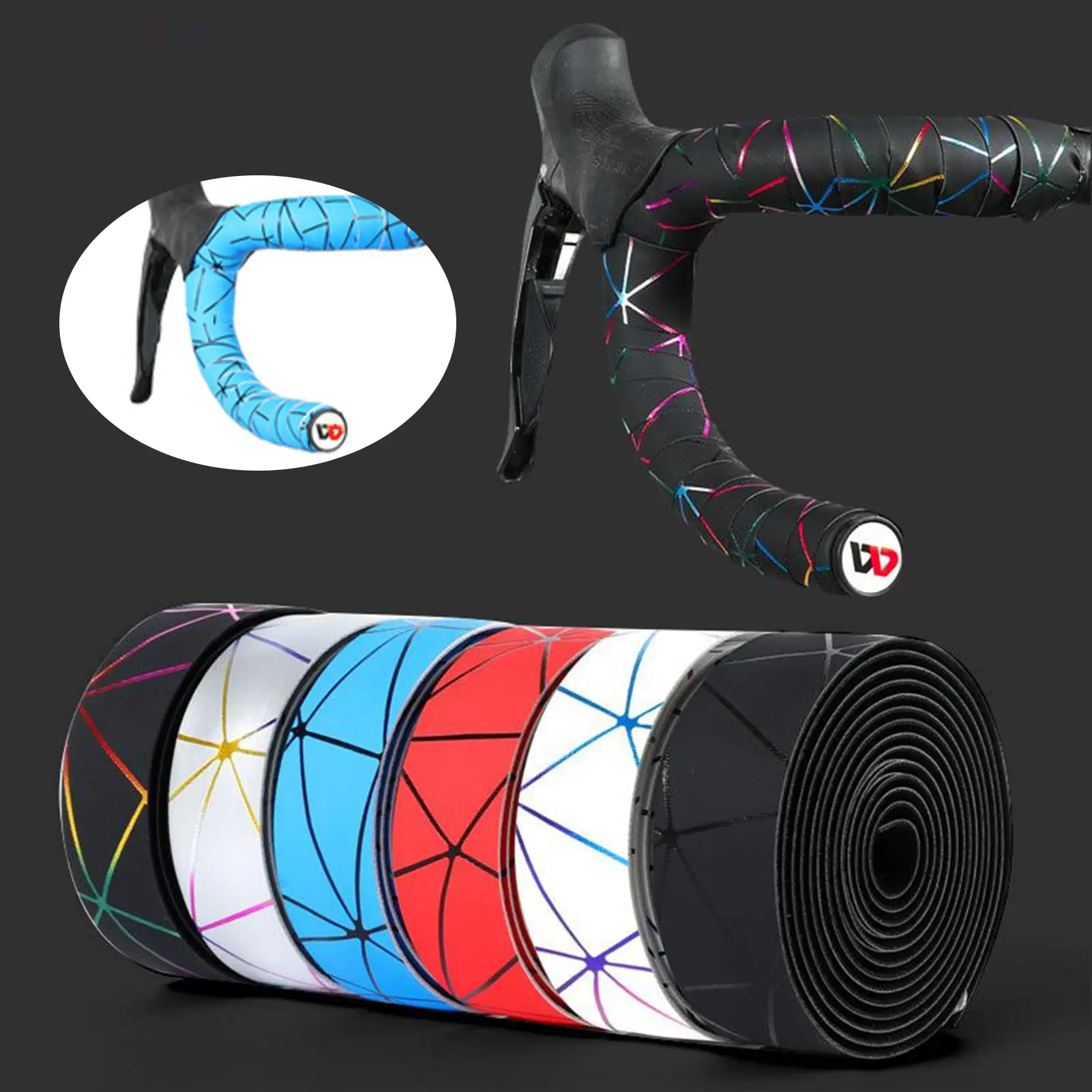 1 Pair Anti-Scratch Bike Handlebar Tape Shock Reduce Extra Long Soft Bicycle Handlebar EVA Cycling Bar Tape for MTB
