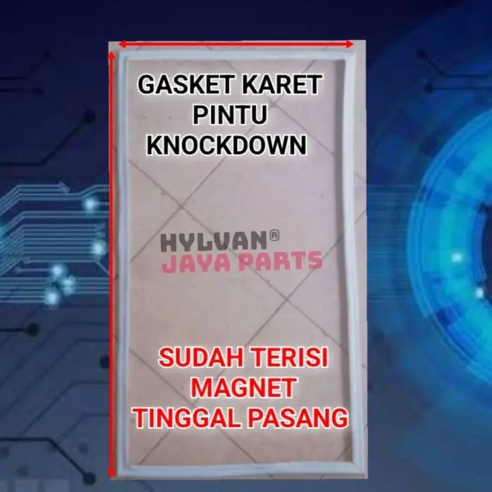 GASKET KARET PINTU FRIZER SHARP 112 X 50 CM 0
