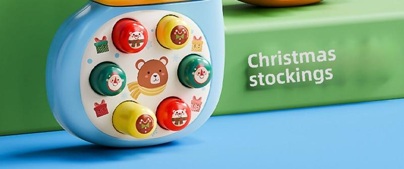 Product Introduction of Đồ Chơi Whac-a-Mole Lòng Bàn Tay Mini Âm Nhạc Bấm Cho Trẻ Em, Bộ Ghép Hình Giáo Dục Sớm, Thích Hợp Cho Bé Trai Và Bé Gái, Nhấn Ngón Tay, Trẻ Nhỏ Nhận Thức Hình Dạng, [Hình Thông Minh] 24