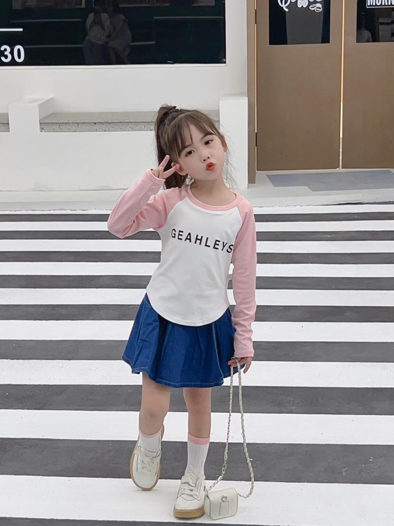 Product Introduction of [1488 Favorites] Girls' Stylish Long Sleeve Base Shirt Children's Spring and Autumn Fashion T-Shirt Baby Korean Style Top Autumn Outfit Girl Trend 7