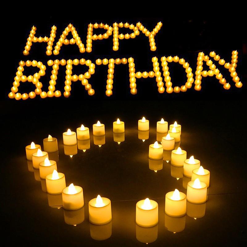 COMBO 10 Nến Trang Trí - Nến Điện Tử LED Mini Trang Trí Tiệc Cưới , Sinh Nhật , Decor Phòng Xinh Lung Linh - Đèn Led Trang Trí - Đèn Cầy Tealight Không Khói