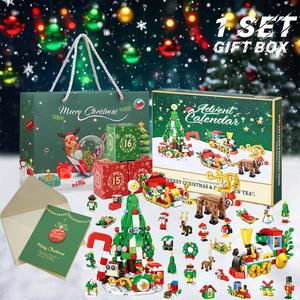 2024 Calendar Christmas Building Block, 24 Days Christmas Countdown Building Block Gift, Surprise Xmas Gift, Stocking Filler