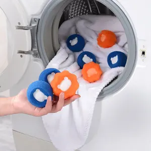 BOLA SPONS MESIN CUCI Laundry Ball Mesin Cuci / Bola Serat Laundry Pembersih Penghilang Bulu Pakaian / Magic Laundry Ball untuk Mesin Cuci / Clothing anti winding magic ball