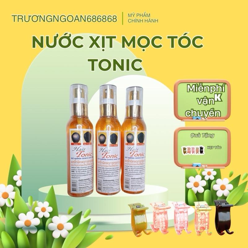 [ combo 2chai Kèm kẹp tóc] Nước xịt dưỡng tóc Genive Hari Tonic chai 120ml  Thái Lan hổ trợ dưỡng tóc
