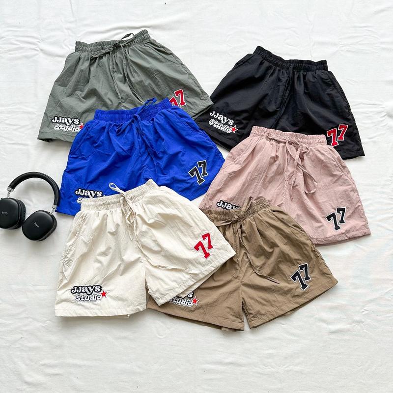 Quần short dù JJAYS 77 chất dù gió nhăn cao cấp 2 lớp Nam nữ unisex Jaystoree Menswear
