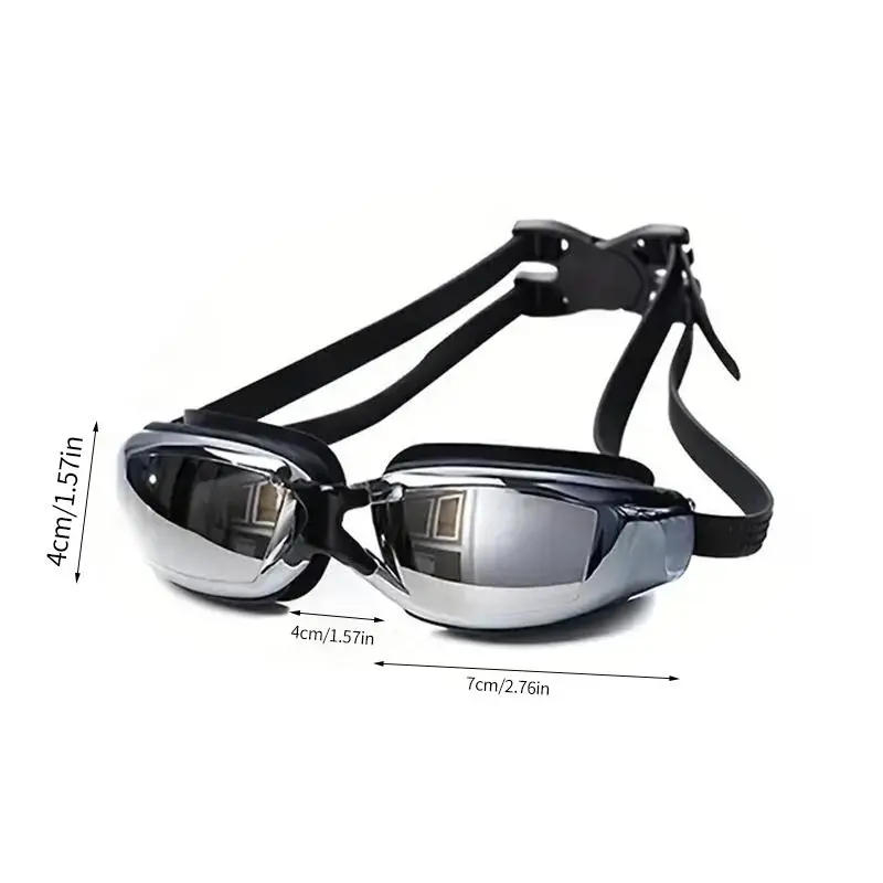 Adjustable Waterproof Swimming Goggles, Anti-fog Swimming Goggles for Men & Women 1