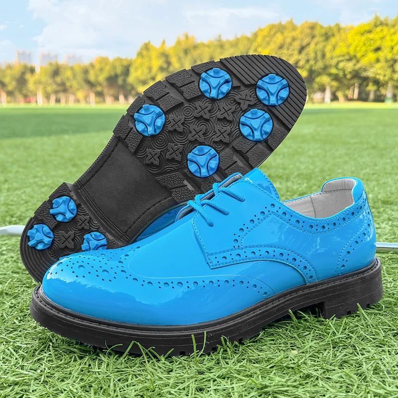 Product Introduction of Professional Business Leather Golf Shoes Block Shoes Glossy Men Spikeless Golf Sneakers Comfortable Walking Footwear for Golfers 14