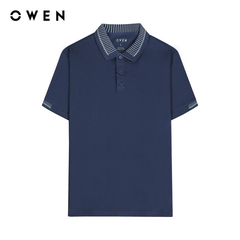 OWEN - ÁO POLO NAM Ngắn Tay - APT231400 Chất liệu: 58% Cotton 39% Polyester 3% Spandex Kiểu dáng body fit Hoạ tiết In thêu Menswear