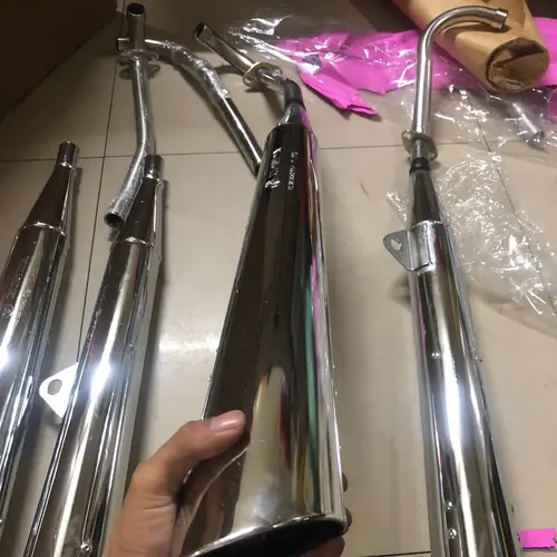 Pô 2543 wave 50 cc 100 cc 110 cc móc hơi cổ inox