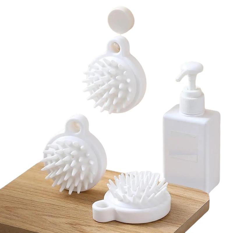 Lược gội đầu bằng silicon mềm mát xa - Lược gội đầu Muji Massage Máy Massage Làm Đẹp Da
