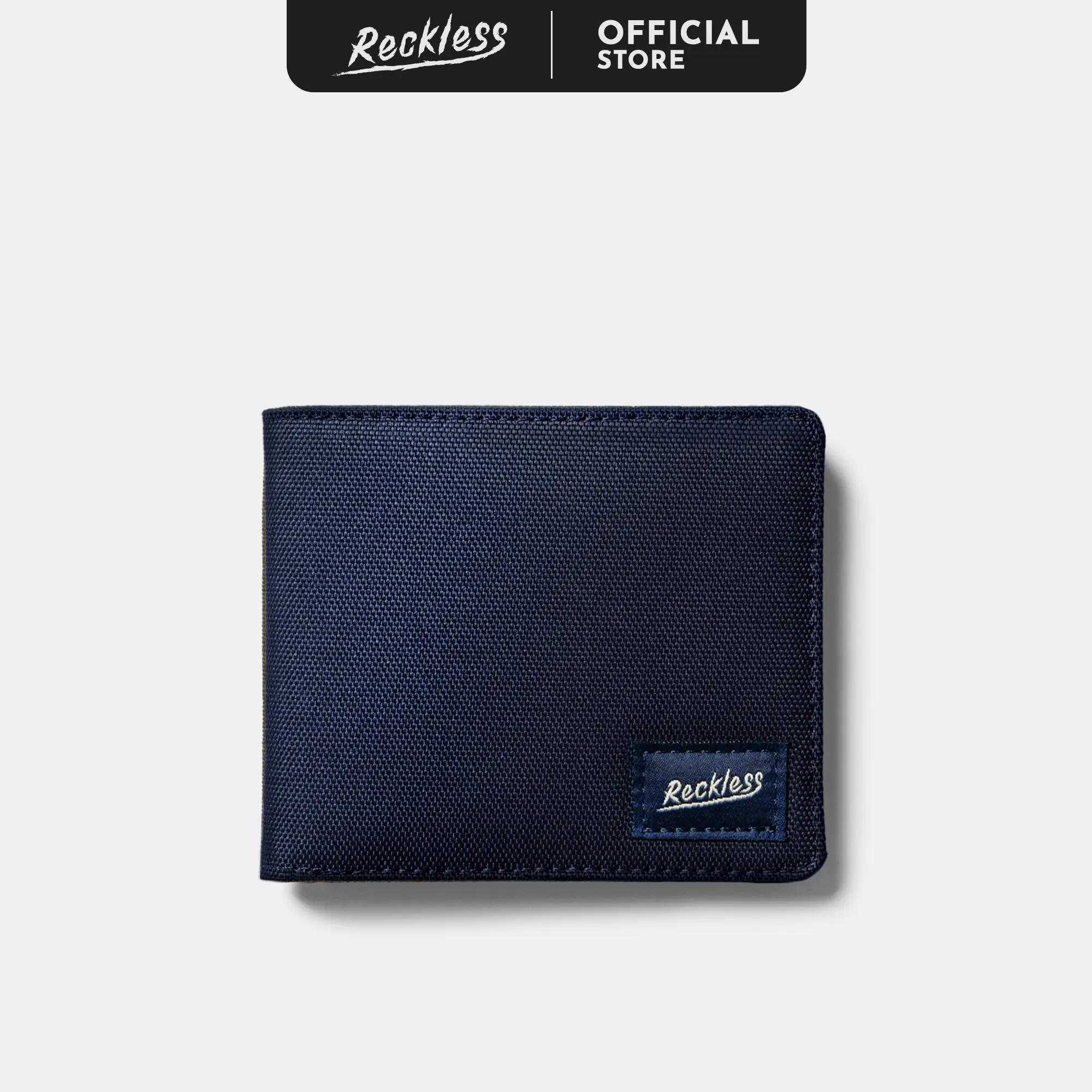 Ví Vải Gập Đôi Bifold Reckless - John Wallet - Vải Polyester Kháng Nước
