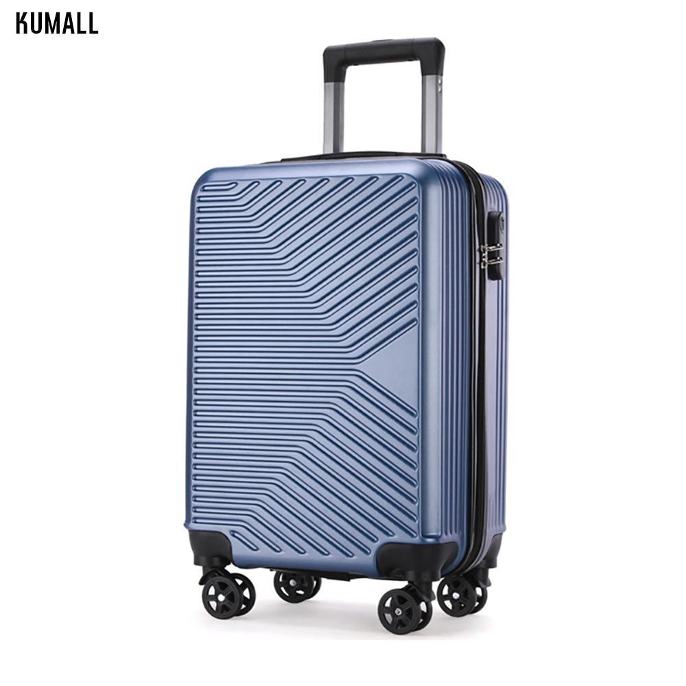 KUMALL กระเป๋าเดินทาง กระเป๋าล้อลาก กระเป๋าเดินทาง 20 นิ้ว 24 นิ้ว กระเป๋าขึ้นเครื่อง 8 ล้อคู่ หมุนไ