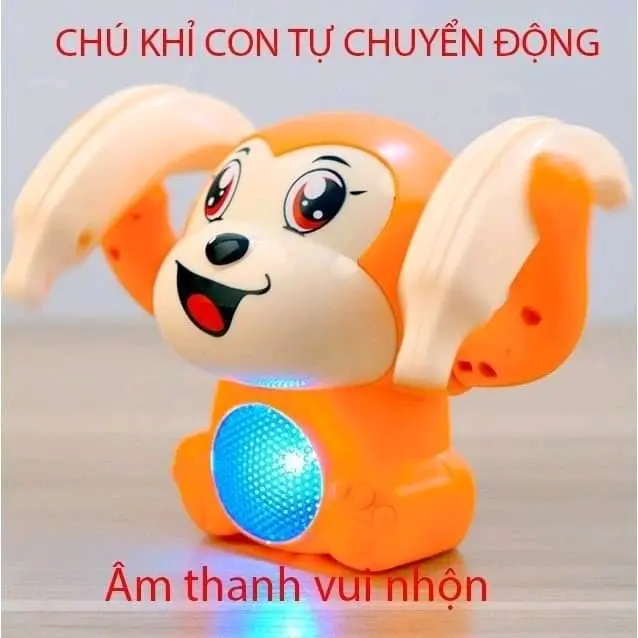 Đồ chơi Khỉ nhào lộn chạy pin ,có nhạc,có đèn vui nhộn Toy Voi