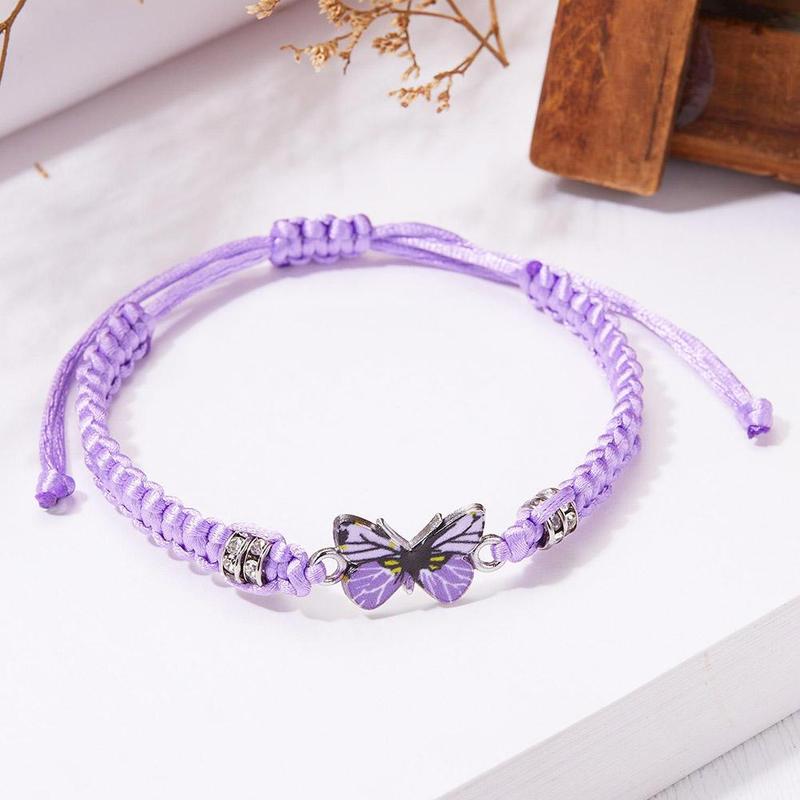 Gelang Tenun Rama-rama, Buatan Tangan, dengan Loket Rama-rama, Gelang ...