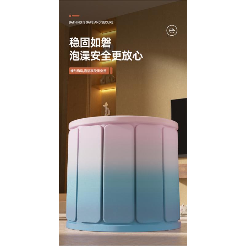 Product Introduction of Folding Bath Bucket, Adult Household Bathtub, Full Body Children's Artifact 29