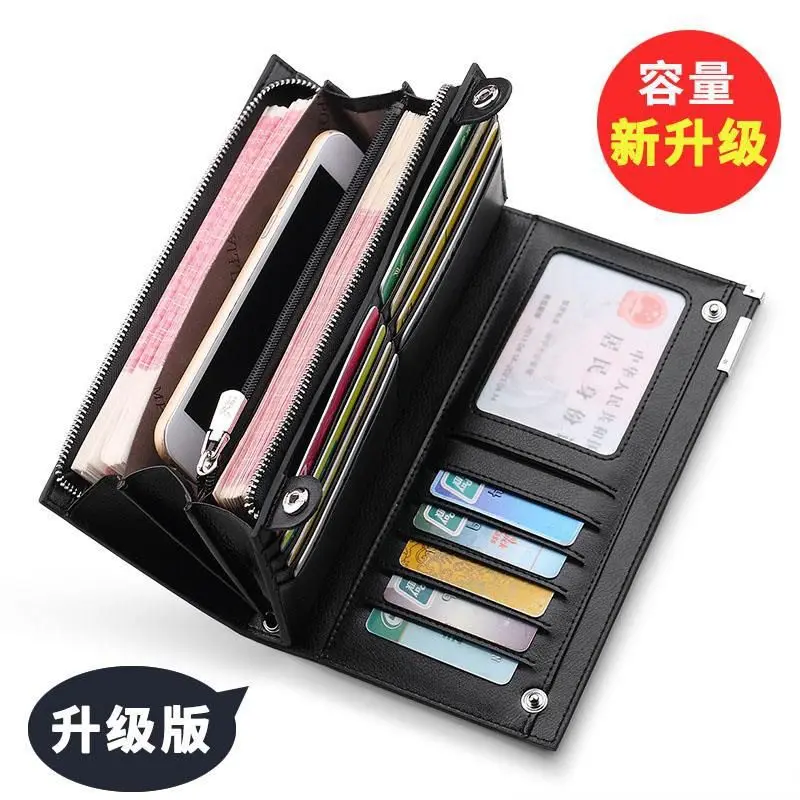 Ví Nam, Hàng Mới Về, Ví Có Khóa Kéo, Ví Đa Năng, Ví Cầm Tay Dài, Túi Đựng Điện Thoại Di Động, Dành Cho Nam