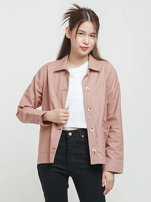 DUST Outer Nayana (D. 56149) - Outer Wanita Lengan Panjang - Outer Wanita Polos 2