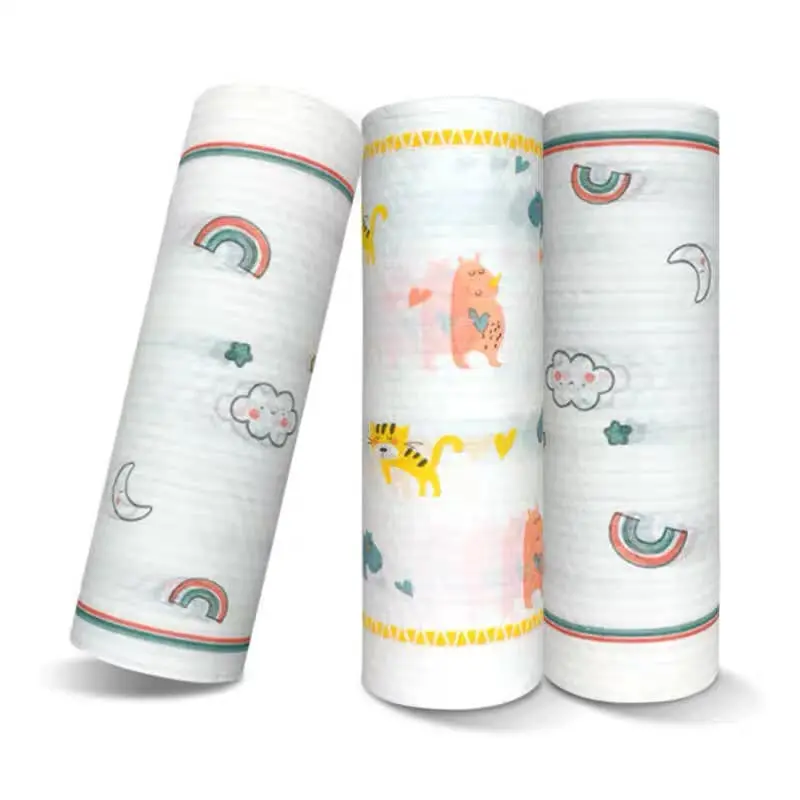 Cuộn 50 tờ giấy vải không dệt đa năng 3