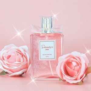 50ml 女性用香水、長時間持続するフレッシュローズの香り、パーティーや日常使いに最適、女性へのエレガントなギフトに