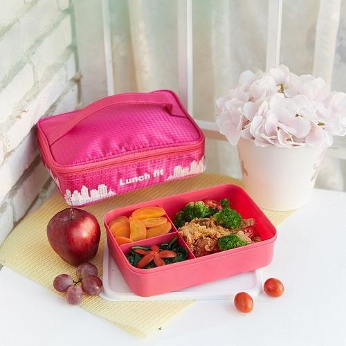 Lunchbox Set Elegan Premium / Kotak Makan Elegan / Kotak Bekal Simple / Lunchbag LUNCH FIT 5