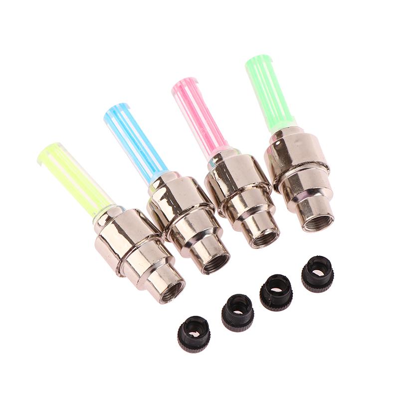 Đèn Nan Hoa Xe Đạp, Màu Neon, Cho Lốp Xe Đạp Đường Trường Và Xe Hơi, Đèn Mũ Van, Phụ Kiện Đạp Xe, Đèn Xe Đạp 6