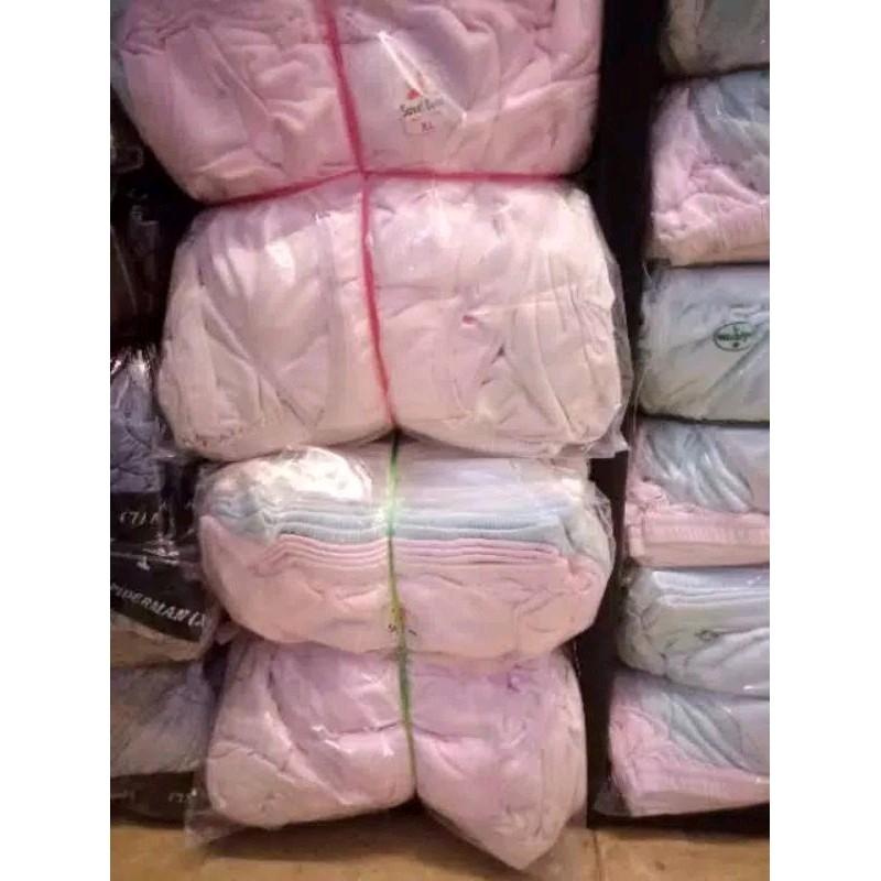 3 pcs - Celana Dalam Wanita Sweet Love Original / Bahan Kaos Tebal / bahan katun / mtoif polos/ Size L LL LLL LLLL 3
