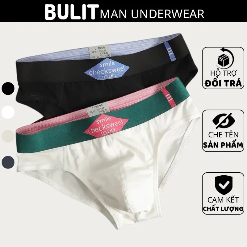 Quần sịp tam giác nam chất vải cotton mềm co giãn thoải mái
