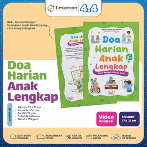 Buku Doa Harian Anak Lengkap Sejak Bangun Hingga Tidur Ukuran Besar - Belajar Berdoa Sehari Hari - Zain