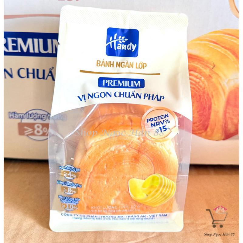 Combo 5 cái bánh mì bơ sữa ngàn lớp Handy 80gr gói Tràng An