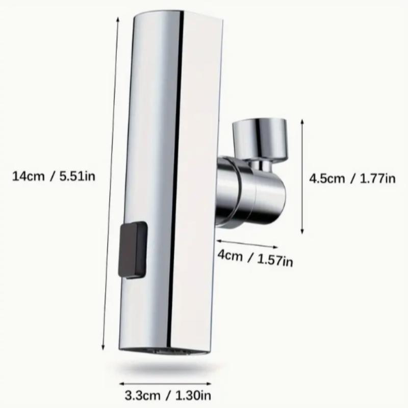 360° Rotatable Kitchen Faucet, 1 Count 3 Modes Kitchen Faucet, Modern Style Kitchen Sink Extension, Home Kitchen Accessories 1