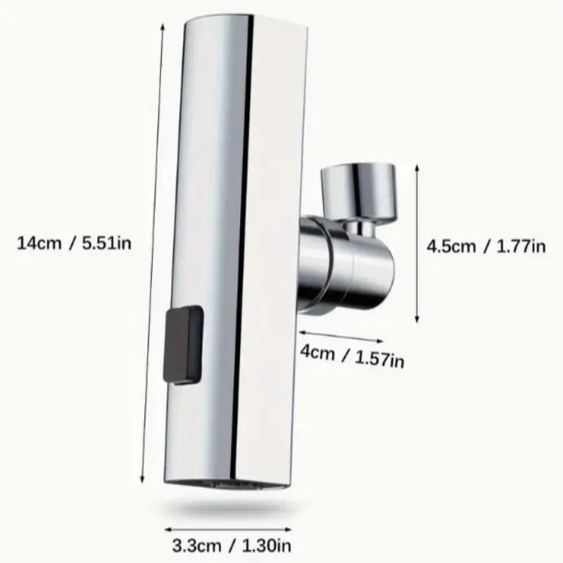 360° Rotatable Kitchen Faucet, 1 Count 3 Modes Kitchen Faucet, Modern Style Kitchen Sink Extension, Home Kitchen Accessories 1