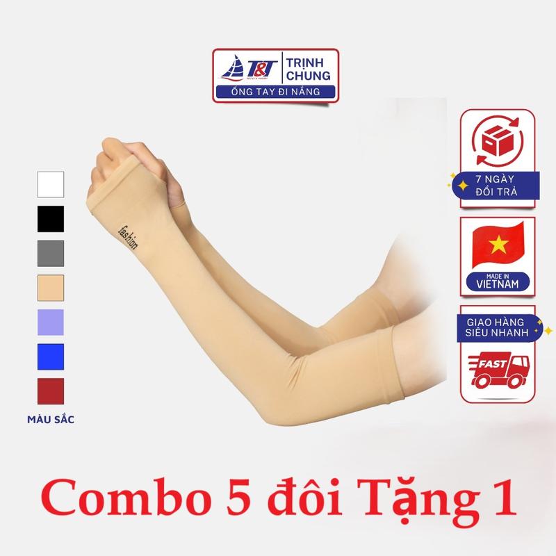 (COMBO 5 TẶNG 1) Găng Tay Chống Nắng, Ống Tay Chống Nắng Nam Nữ Unisex T&T Dày Thoáng Khí Mềm Mại Fashion Chống Tia UV