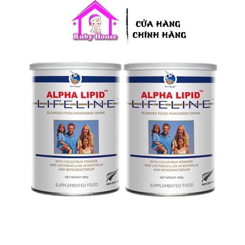 Combo 2 lon sữa non Anpha lipid 450g nhập khẩu hỗ trợ tăng cường sức khỏe bổ sung dinh dưỡng