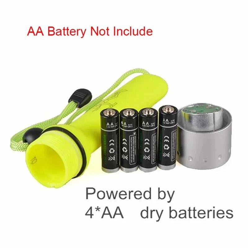 Product Introduction of Powerful Flashlight on The Battery Mini Portable Lighting Lights High Lumen LED Diving Flashl Waterproof Flashlightight Lantern 6