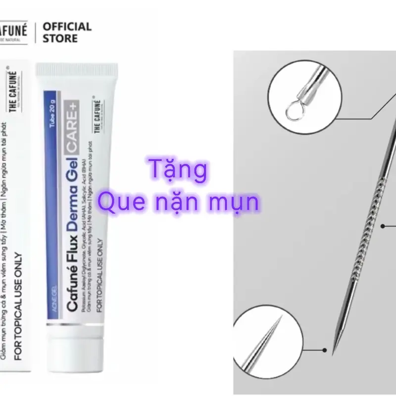 ( tặng que nặn mụn)gel hỗ trợ mụn thâm cafuné flux dema Skincare Nữ Chăm Sóc Da Women Làm Đẹp Da Sen 0