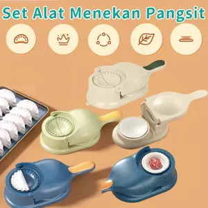 Vinnatsu  2 in 1 Dumpling Maker/Alat Cetak Kulit Pangsit Alat Pembuat Kulit Pastel Cetakan Adonan Pangsit /Handmade Serbaguna Cetakan Cetakan Pastel