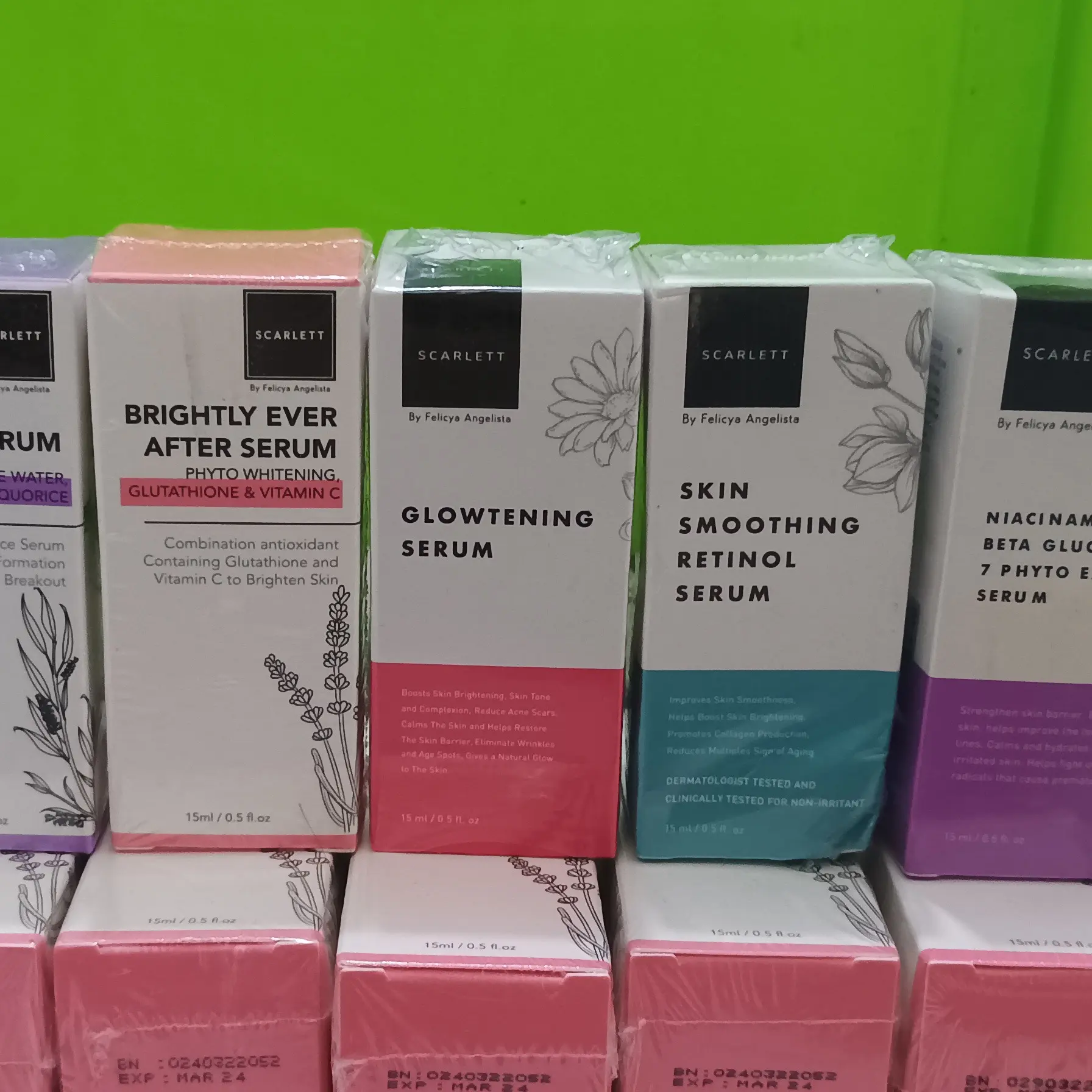 scarlett serum all varian Extract Kerutan Niacinamide Vitamin