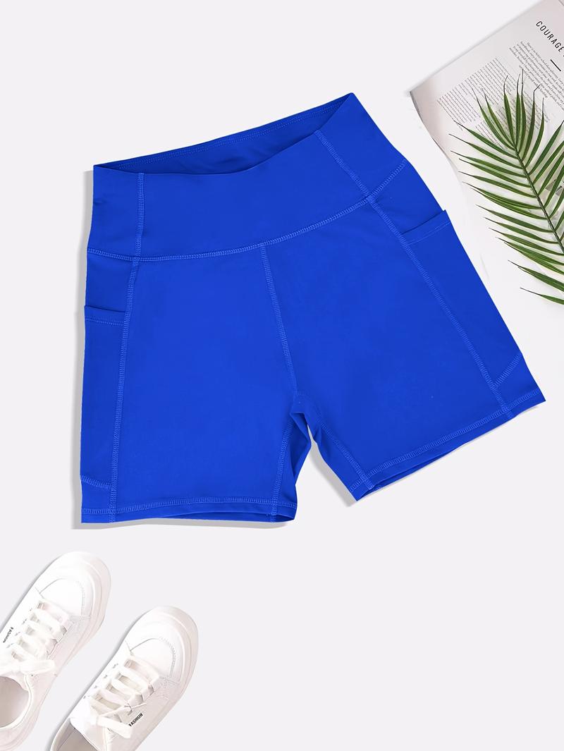 Product Introduction of Sports Casual Three-Quarter Length Shorts Butt-Lifting Yoga Shorts with Pockets 2