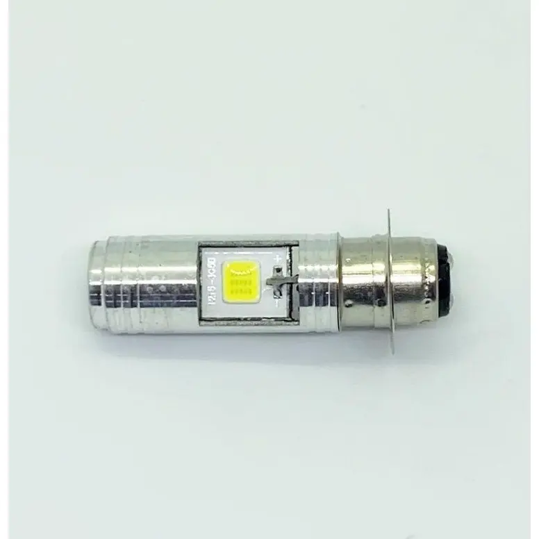 LAMPU XENON H6 LED MOTOR BEBEK MATIC AC DC 2 SISI 8W + 8W 12 VOLT 5