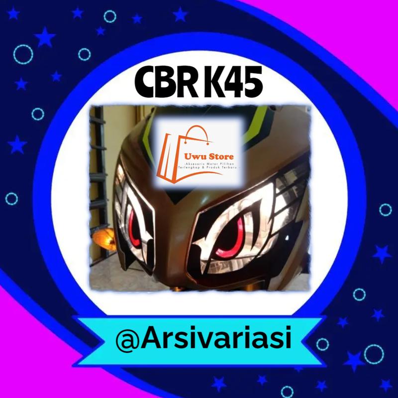 Product Introduction of Stiker Variasi Lampu Depan CBR k45 Lokal Motorcycle 1