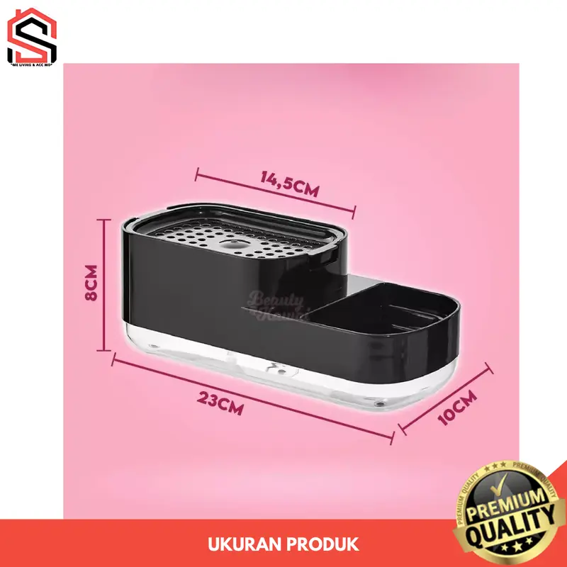 Tempat Sabun Cuci Piring Aesthetic Otomatis Pumpable Dispenser Soap Praktis Efisien 5
