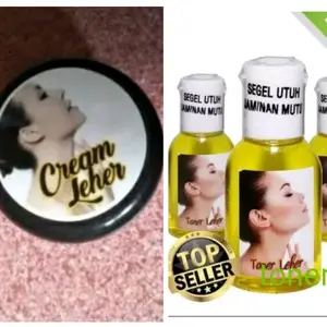 cream leher dan toner leher Perawatan Mencerahkan Mengencangkan