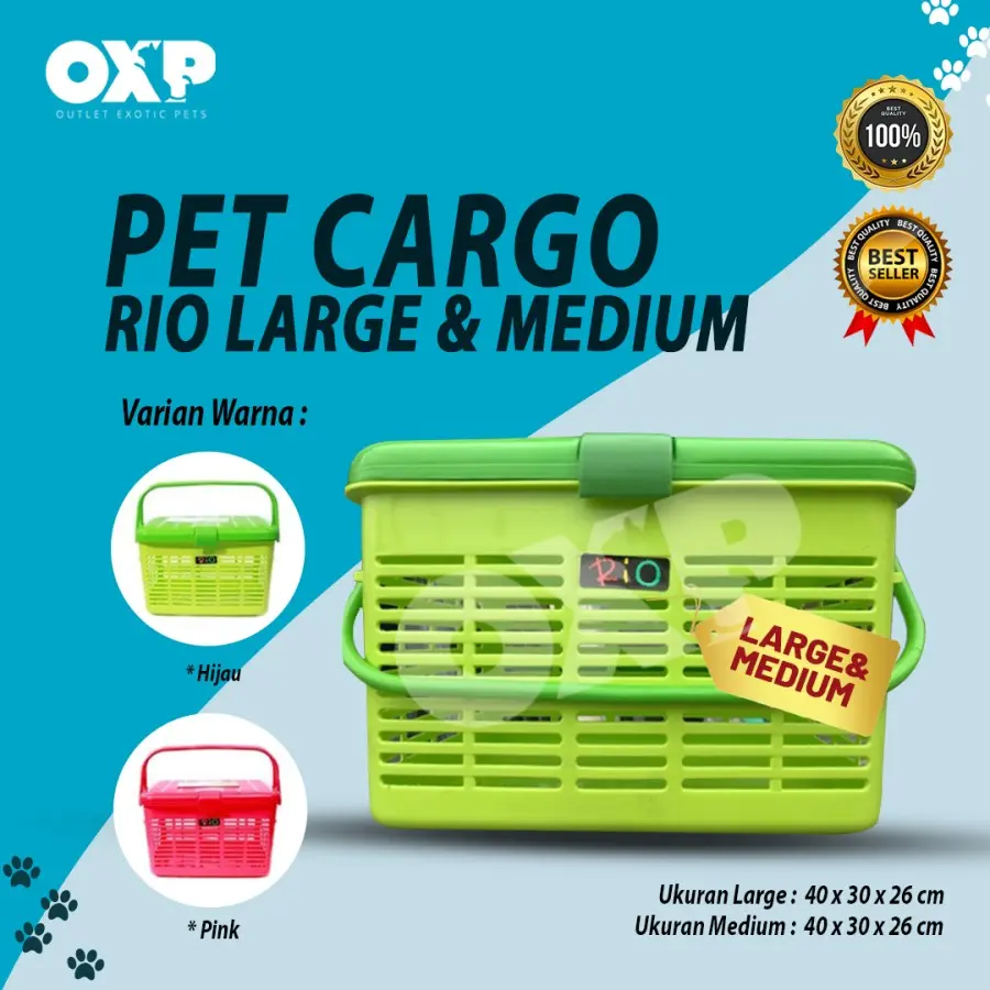 PET CARGO RIO LARGE MEDIUM KERANJANG KUCING