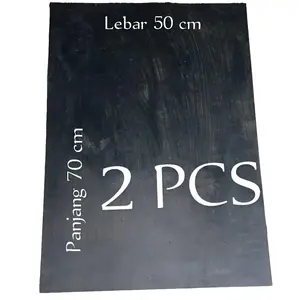 Karpet Karet Lumpur Belakang Mudguard Truk 2 Pcs Sepasang Ukuran 50cm x 70cm Car Motorcycle