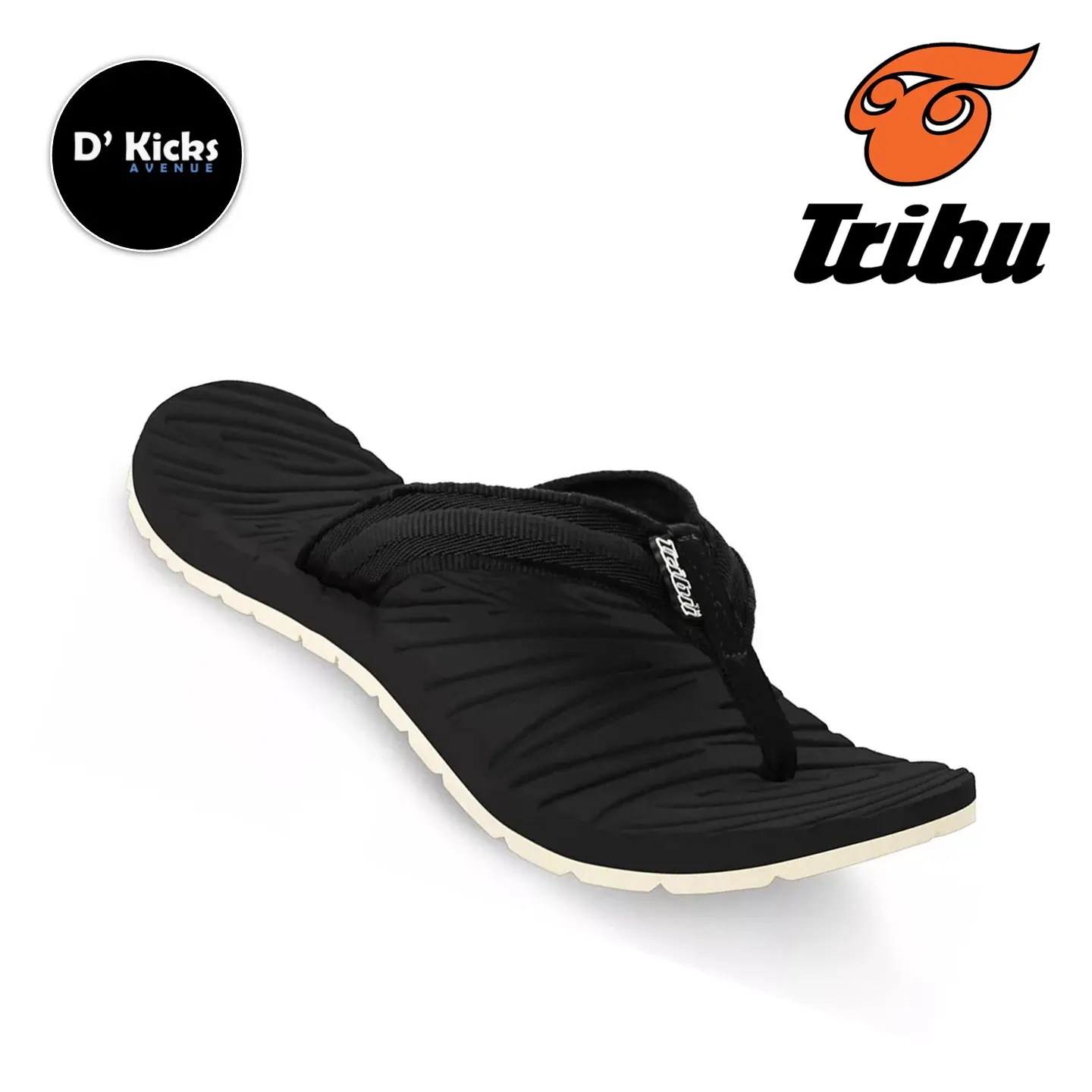 D kicks Avenue Tribu YKN 404 Black Outdoor Slippers for Men & Women