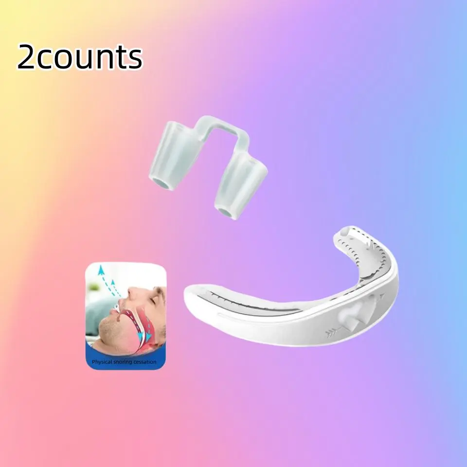 Anti-grinding Teeth Mouth Guard, 1 Set Anti-grinding Teeth Mouth Guard & Anti-snoring Braces, Professional Teeth Care Products for Men & Women