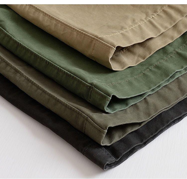 Product Introduction of Summer New Casual Shorts Men's Textured Slim Fit Trendy Capris Men's Versatile Straight Cargo Pants 11